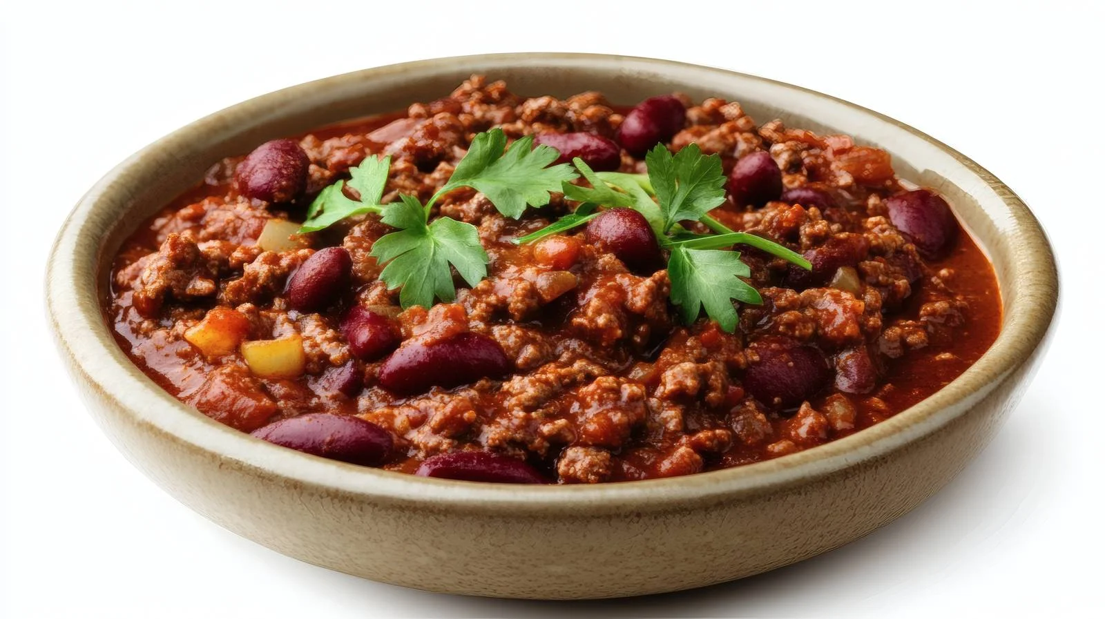 Savory Chili Con Carne on White Background — free download from Dotvec