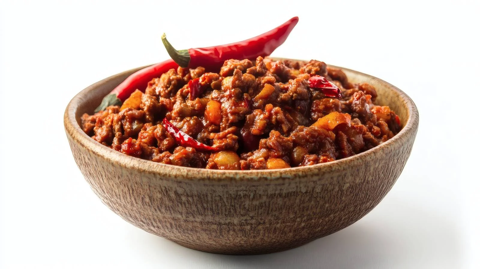 Savory Chili Con Carne on White Background — free download from Dotvec