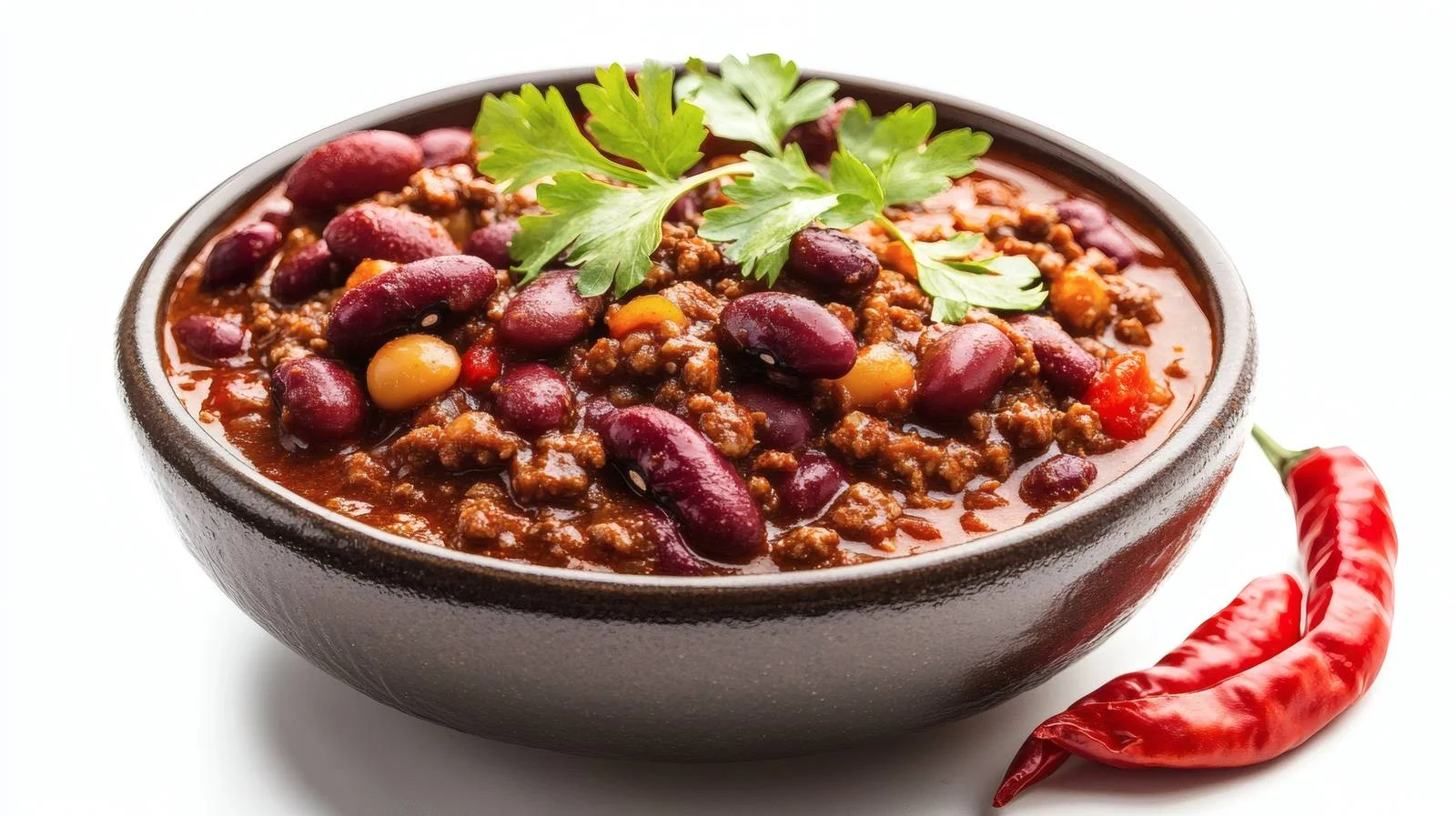 Traditional Chili con Carne with Chilean Beans — free download from Dotvec