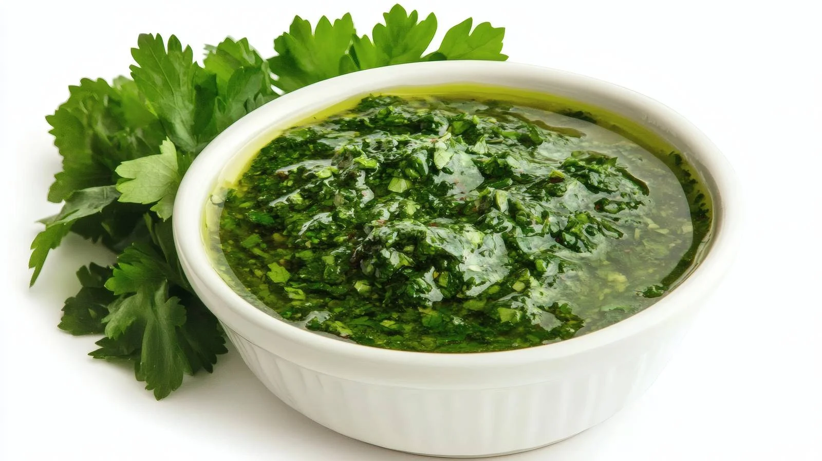 Traditional Chimichurri Sauce on White Background — free download from Dotvec