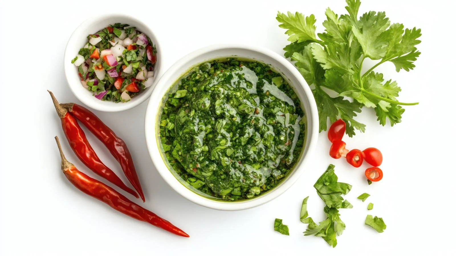 Chimichurri Sauce on White Background — free download from Dotvec