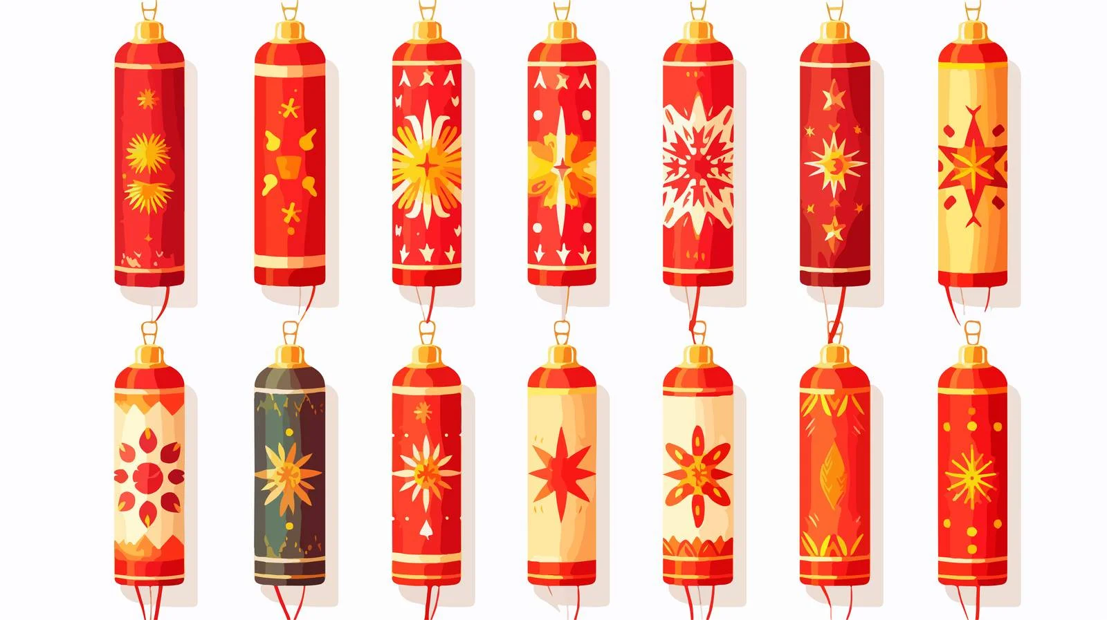 Traditional Chinese Firecrackers for Celebrations — free download from Dotvec
