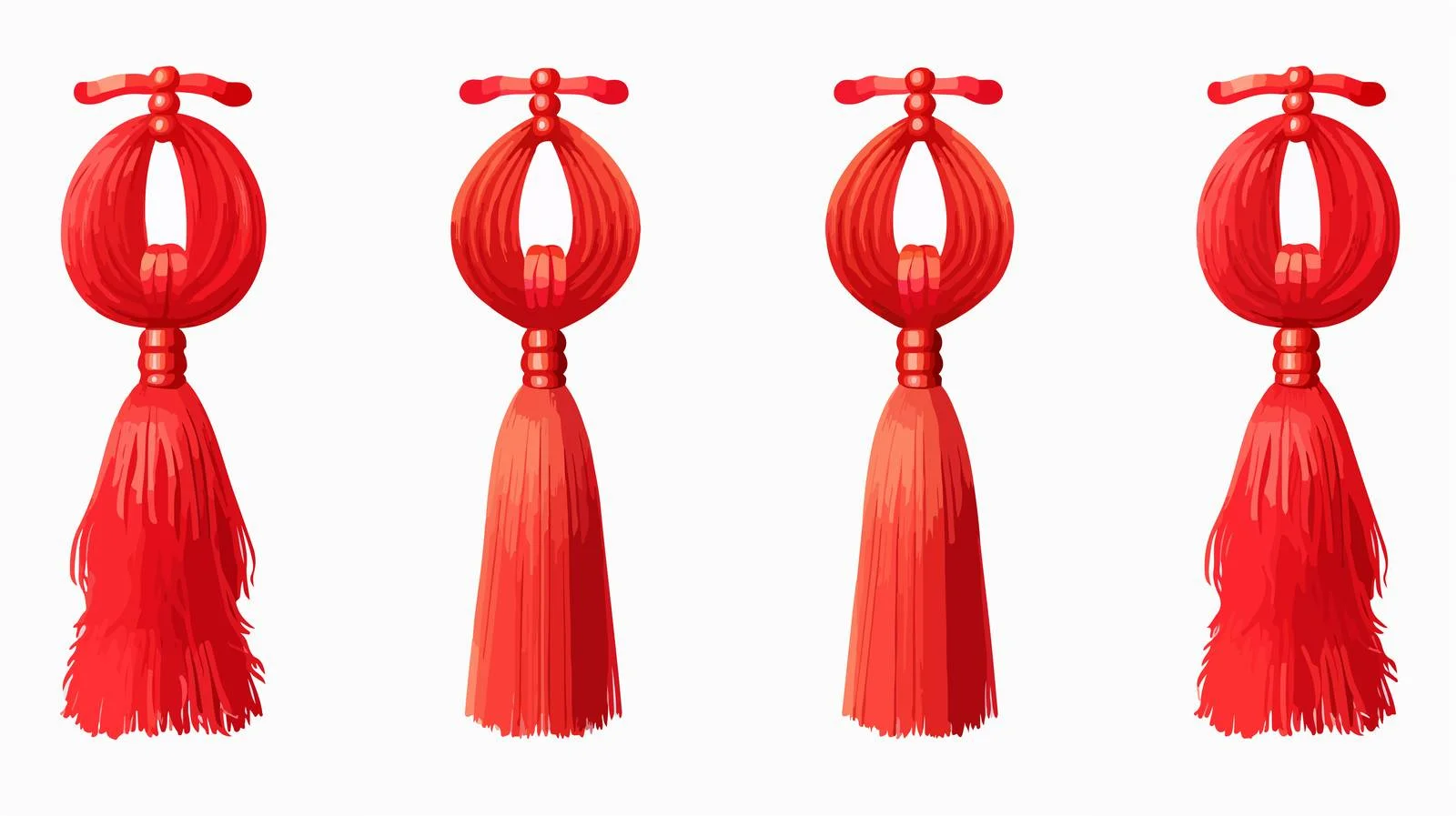 Traditional Chinese Tassels — free download from Dotvec