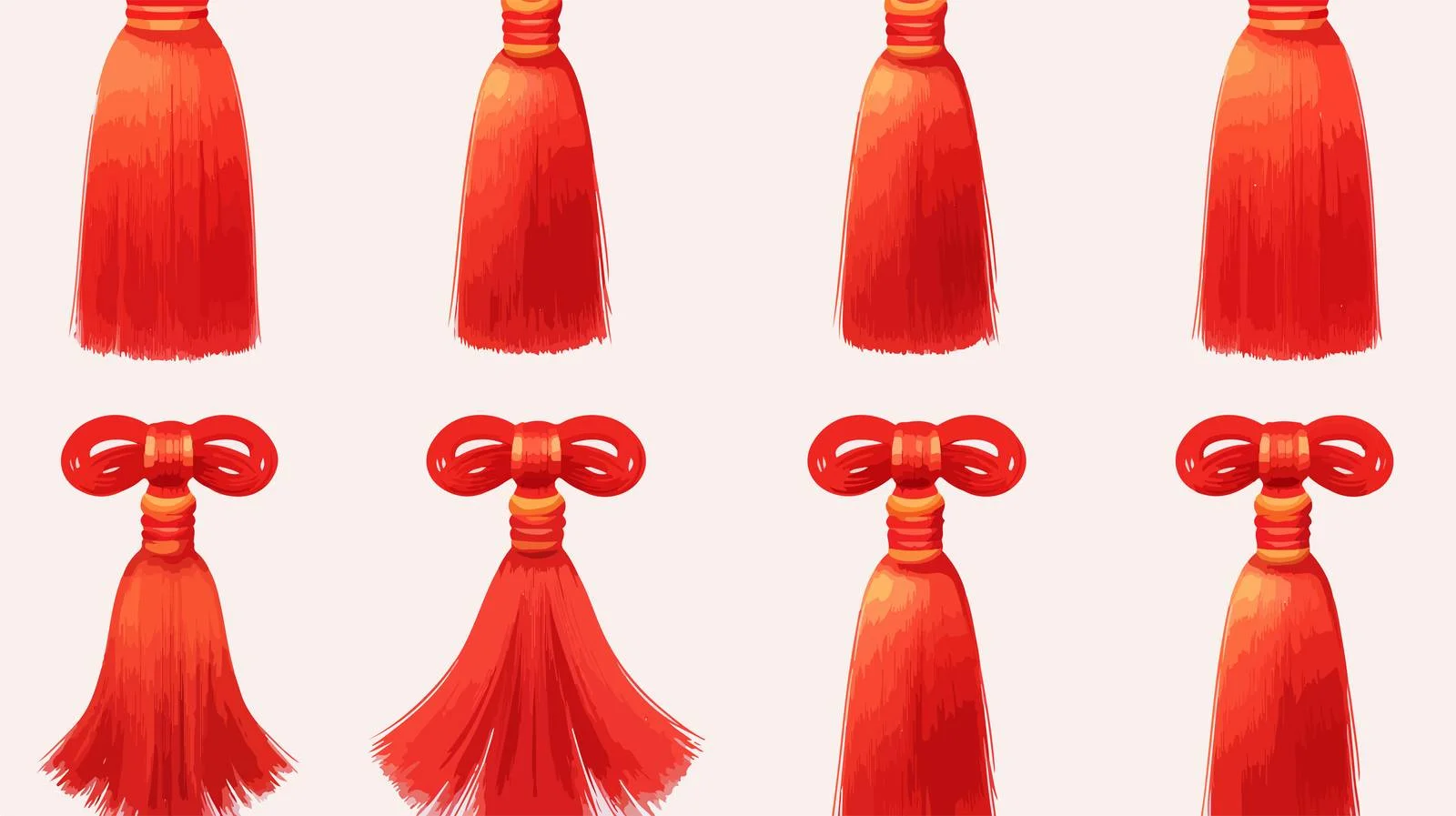 Chinese Tassels and Knots Usage — free download from Dotvec