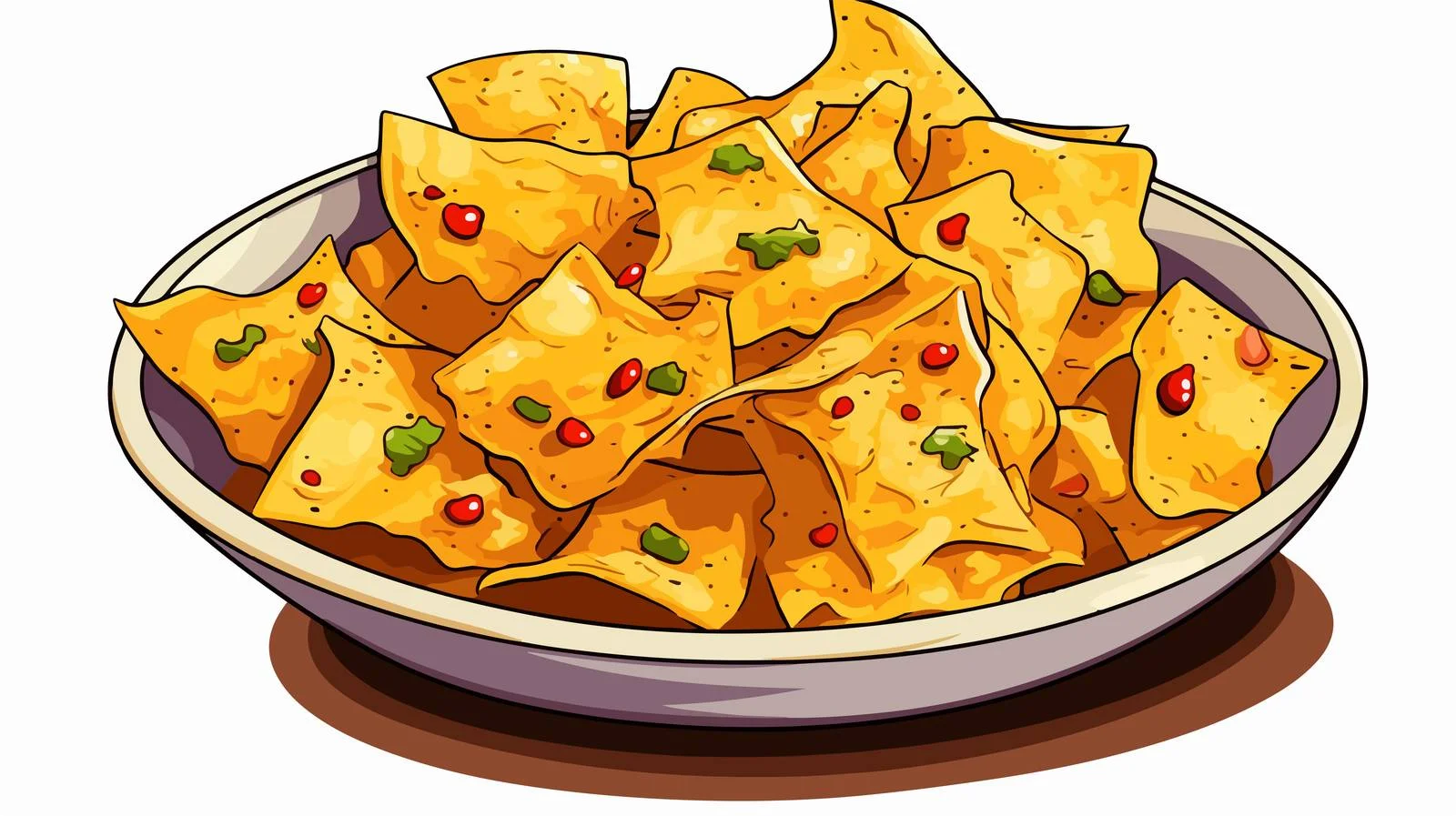 Hand-Drawn Nachos Sketch for Restaurant Business — free download from Dotvec