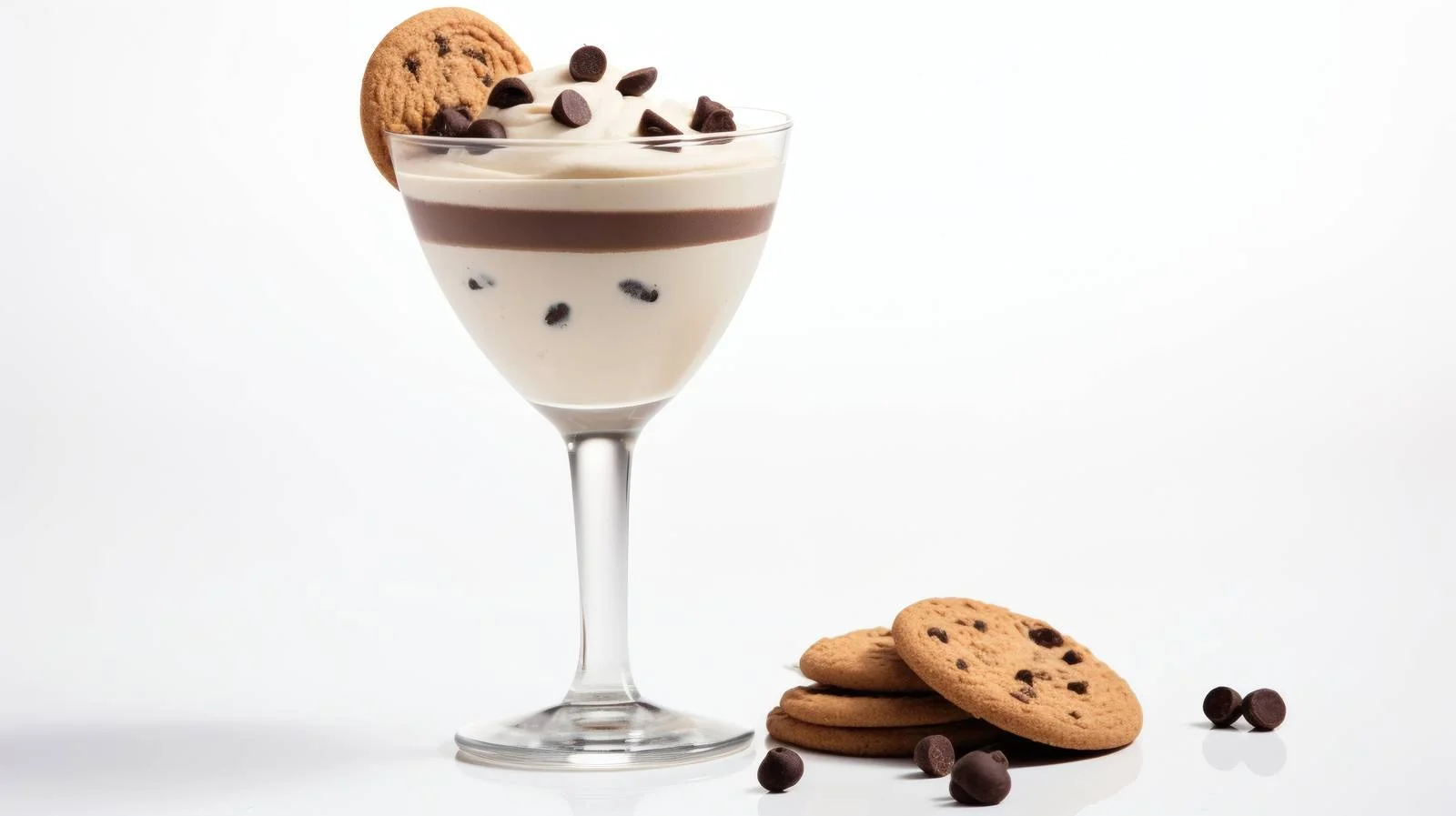 Decadent Chocolate Cocktail and Cream Dessert — free download from Dotvec