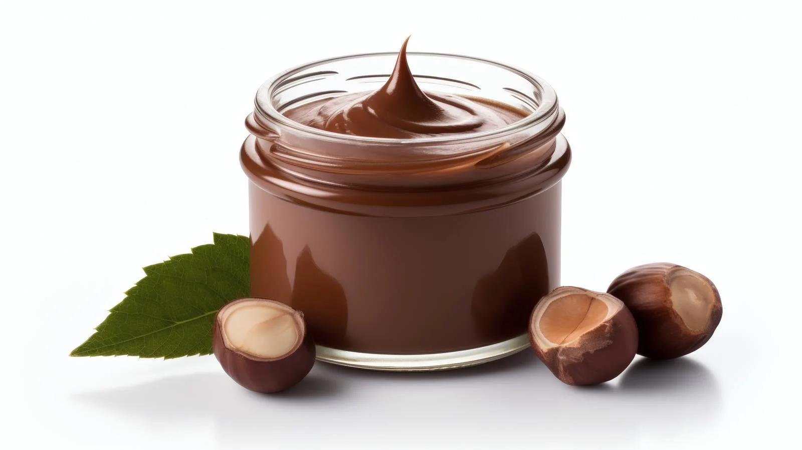 Delicious Hazelnut Chocolate Spread on white — free download from Dotvec