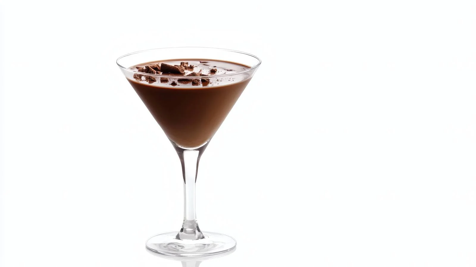 Elegant Chocolate Martini on White Background — free download from Dotvec