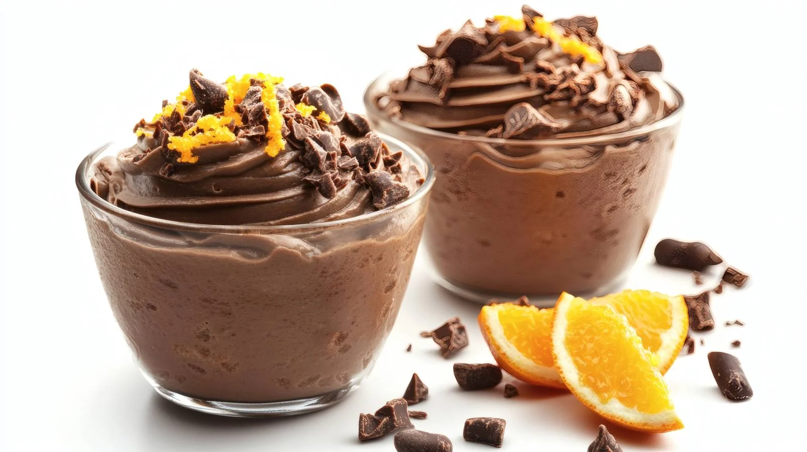 Elegant Chocolate Mousse with Orange Zest — free download from Dotvec