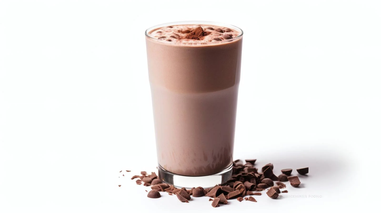 Rich Chocolate Protein Shake on White Background — free download from Dotvec