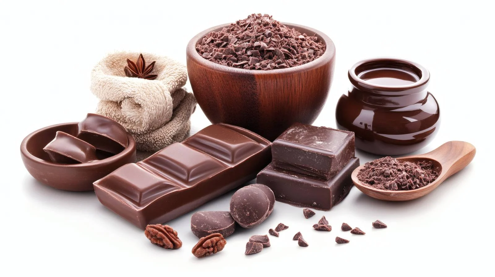 Luxurious Chocolate Spa Set on White — free download from Dotvec