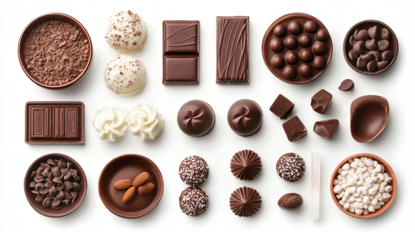 Luxurious Chocolate Spa Set on White — free download from Dotvec