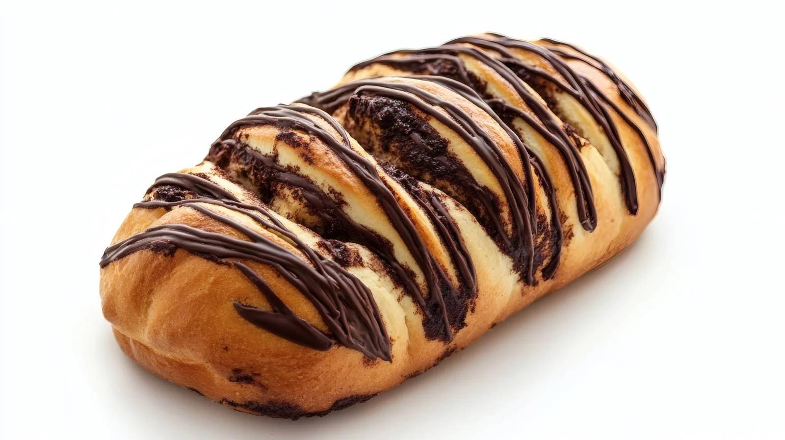 Chocolate Swirl Loaf on White Background — free download from Dotvec