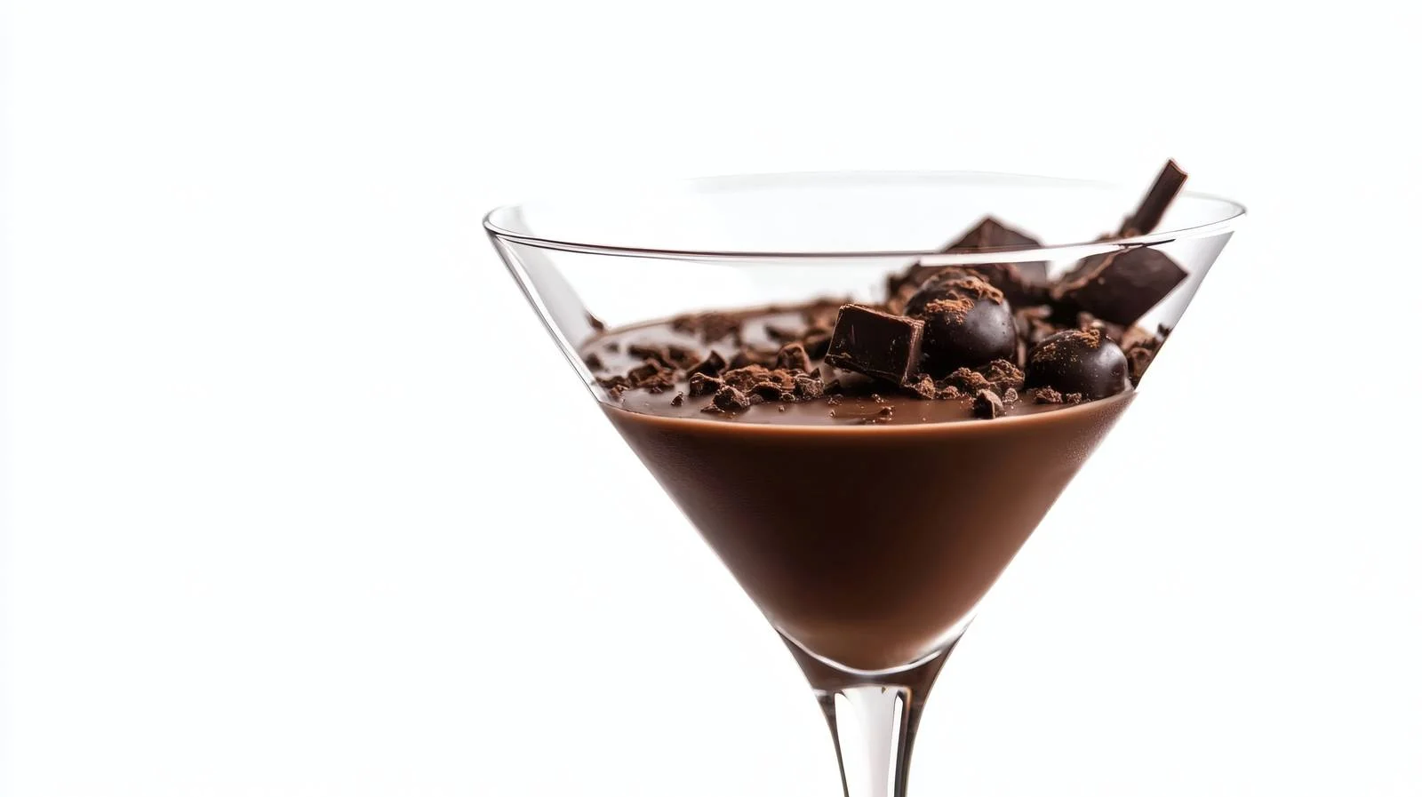 Decadent Chocolate Truffle Martini on White — free download from Dotvec