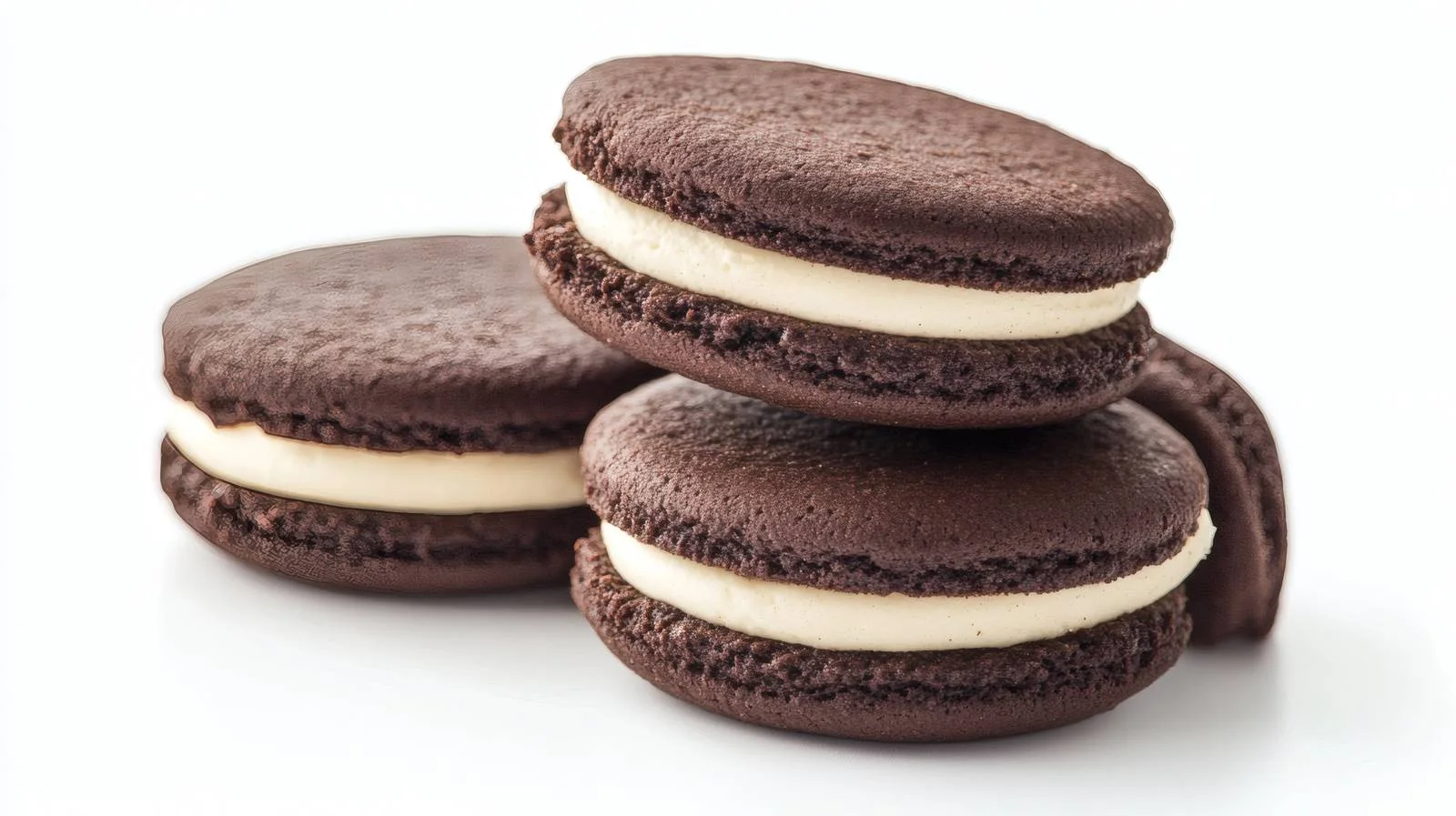 Decadent Cream-filled Chocolate Sandwich Cookies — free download from Dotvec