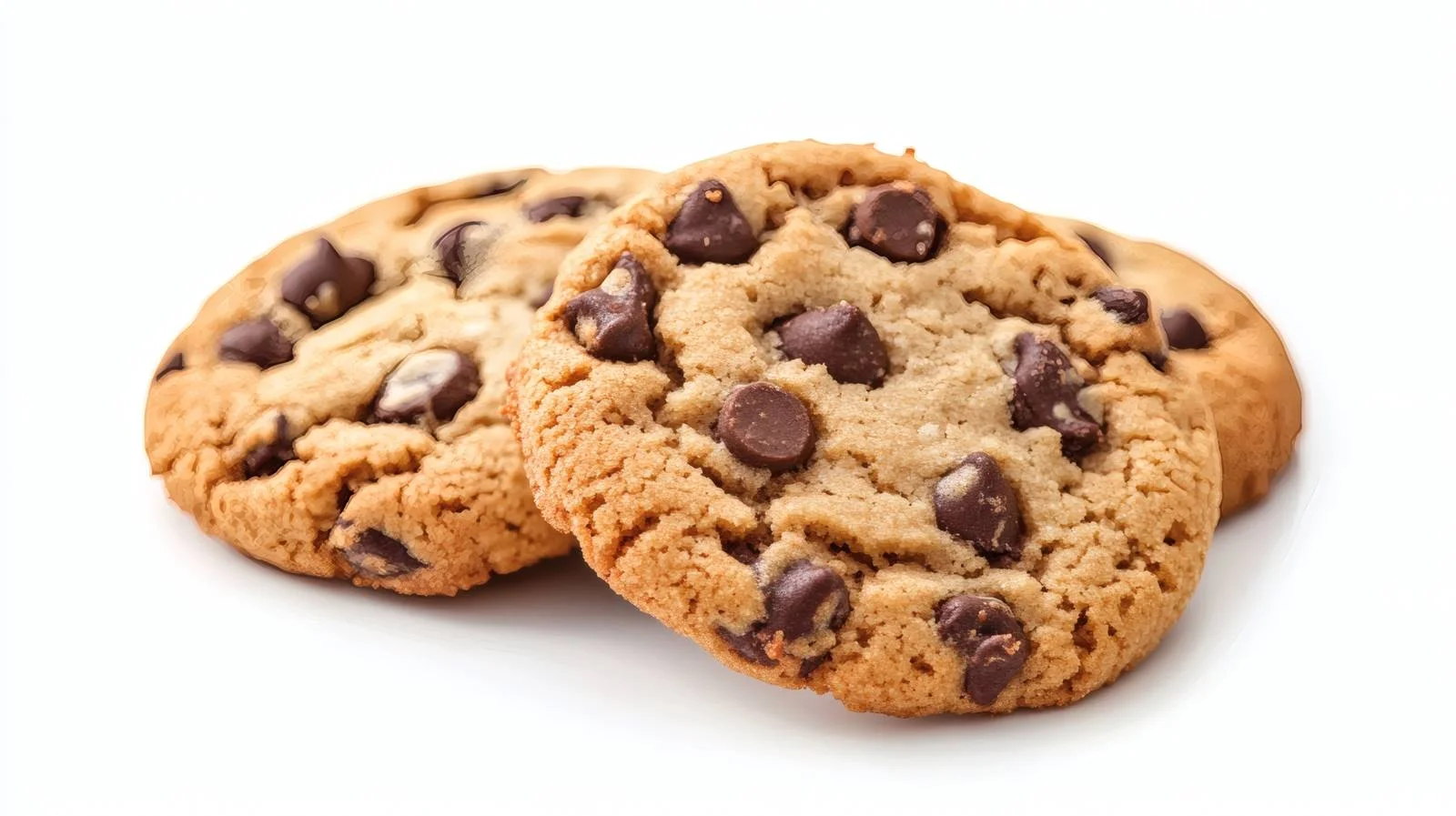 Delicious Chocolate Chip Cookies on White — free download from Dotvec
