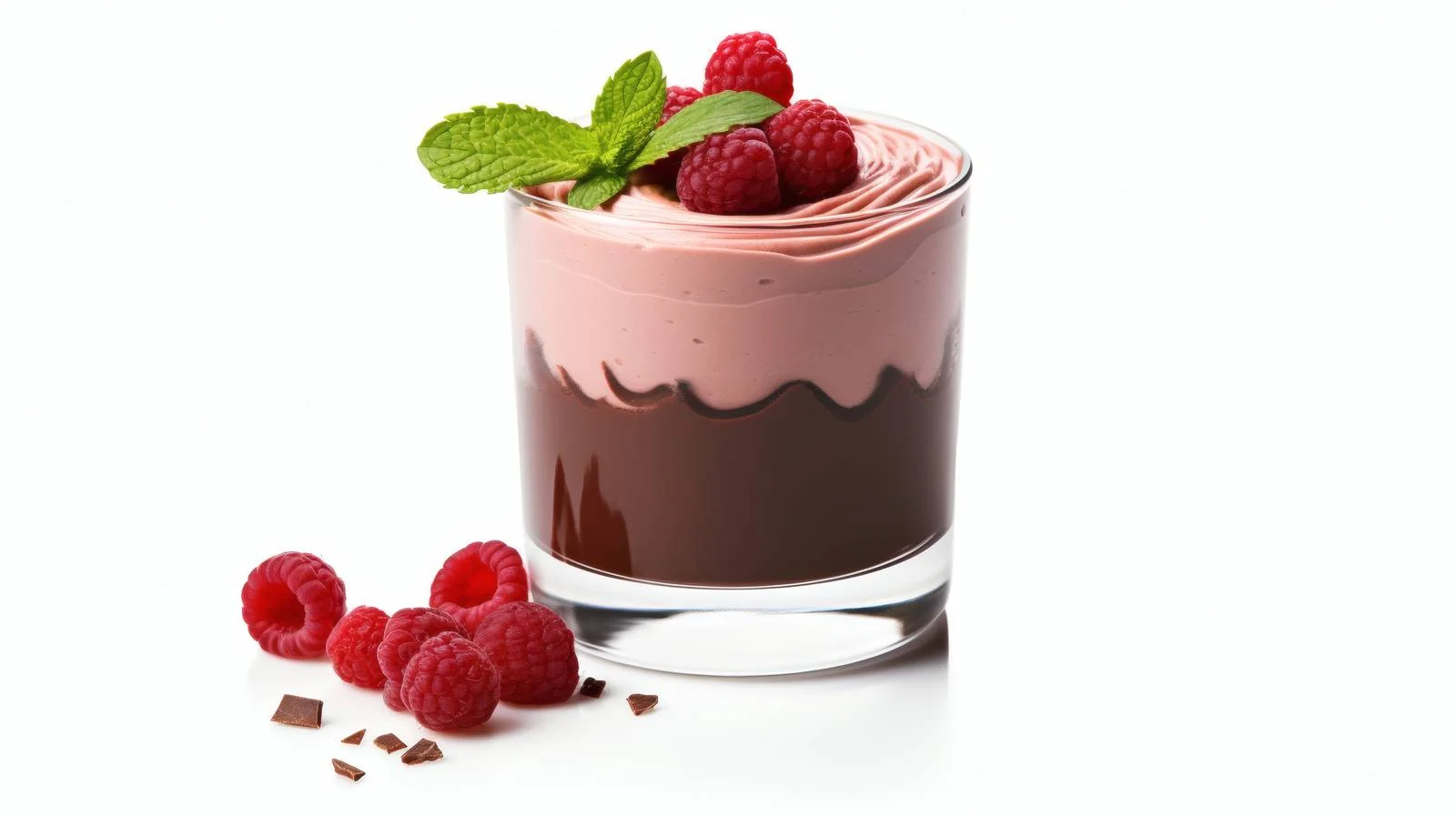Decadent Chocolate Mousse and Raspberry — free download from Dotvec