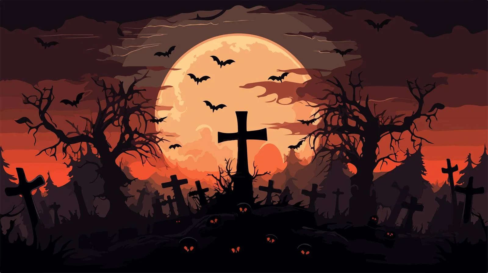 Christian Cross Vampire Defense Symbol — free download from Dotvec