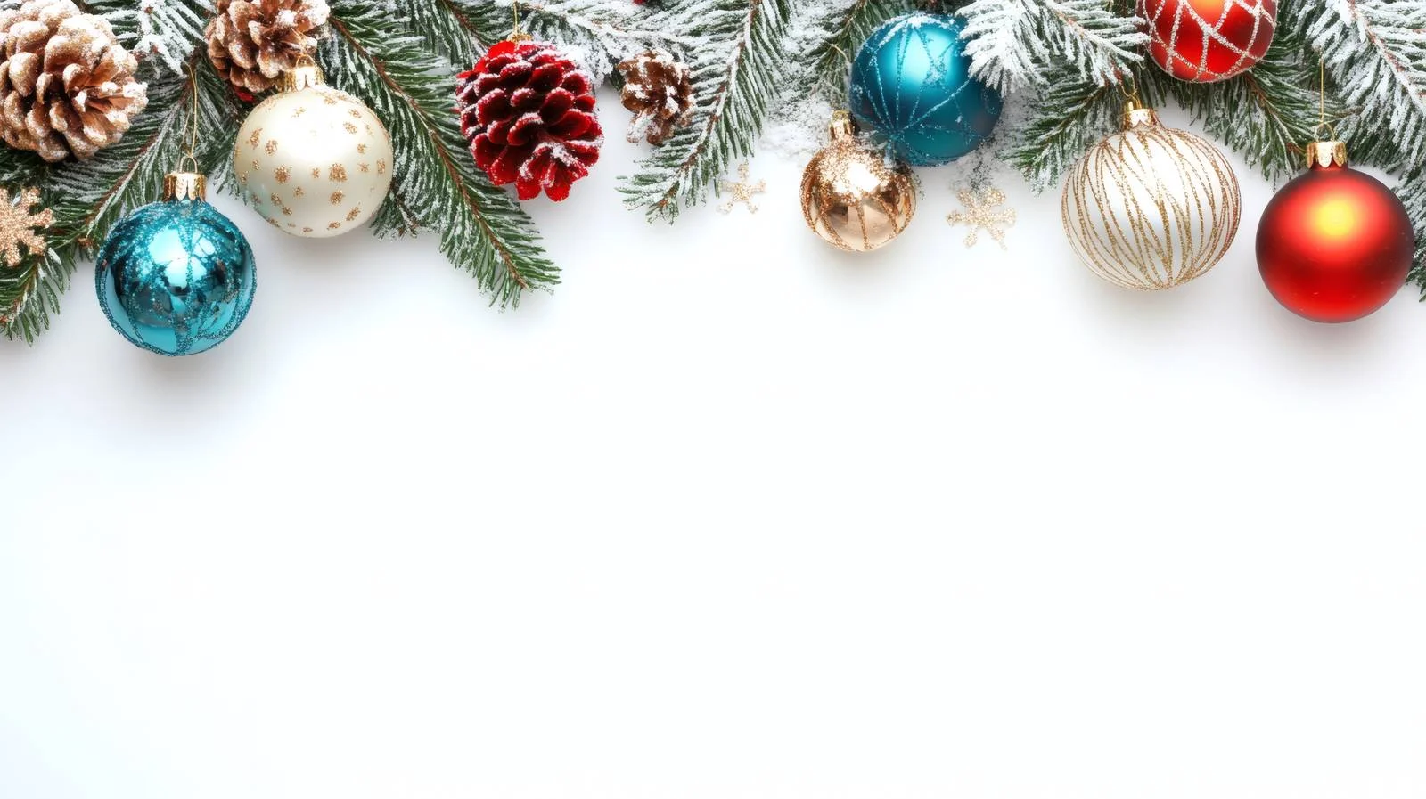 Festive Christmas Background on White — free download from Dotvec