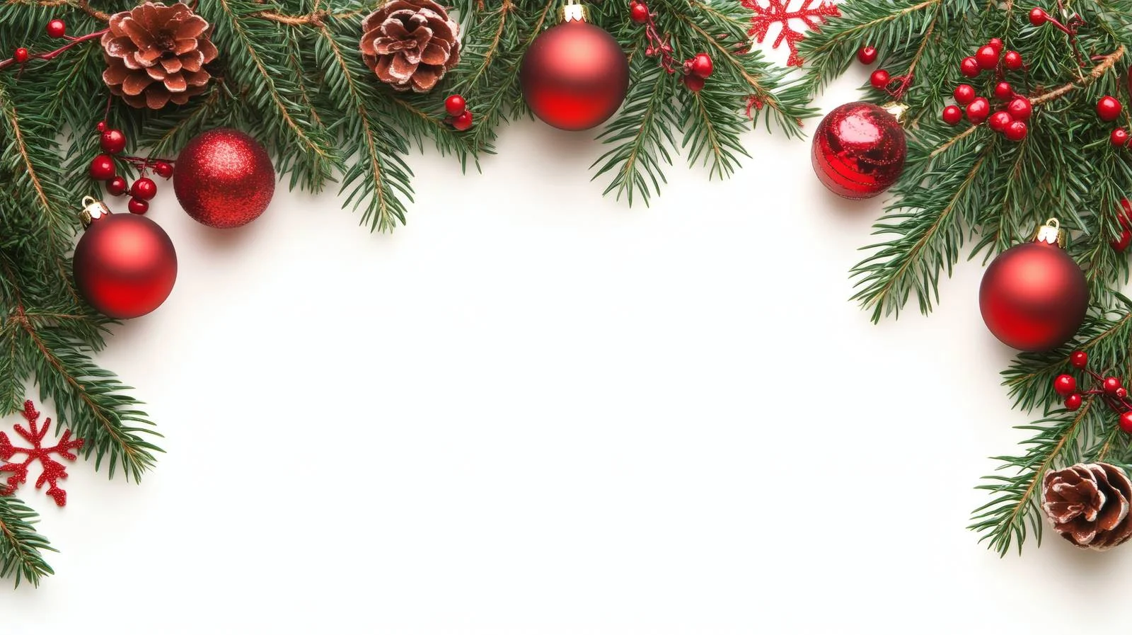Festive Christmas Design on White Background — free download from Dotvec