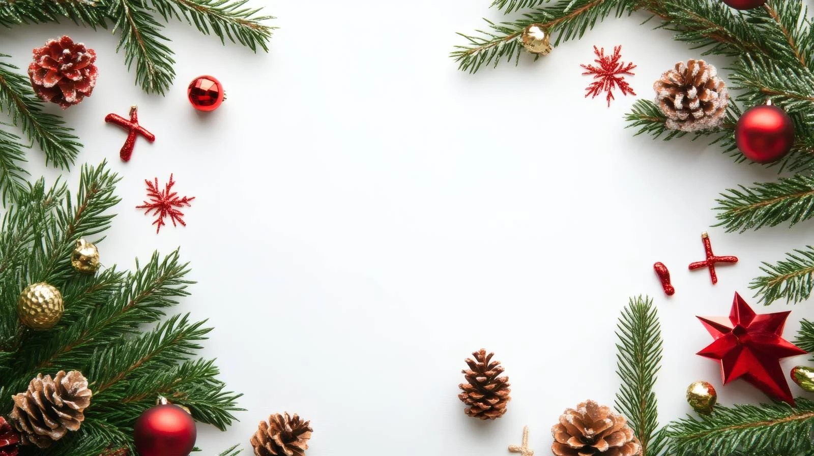 Festive Christmas Scene on White Background — free download from Dotvec