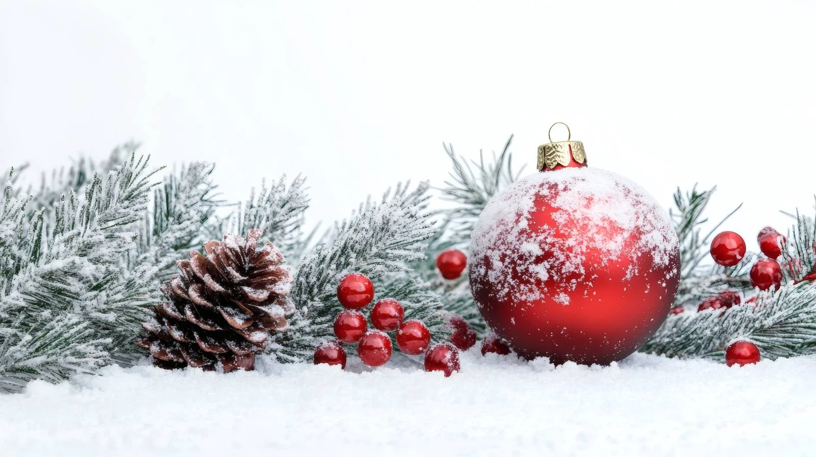 Festive Christmas Elements on White Background — free download from Dotvec