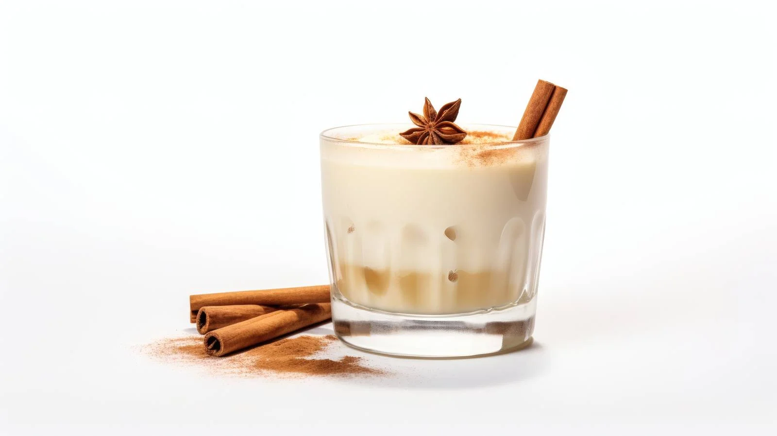 Festive Eggnog Cocktail on White Background — free download from Dotvec