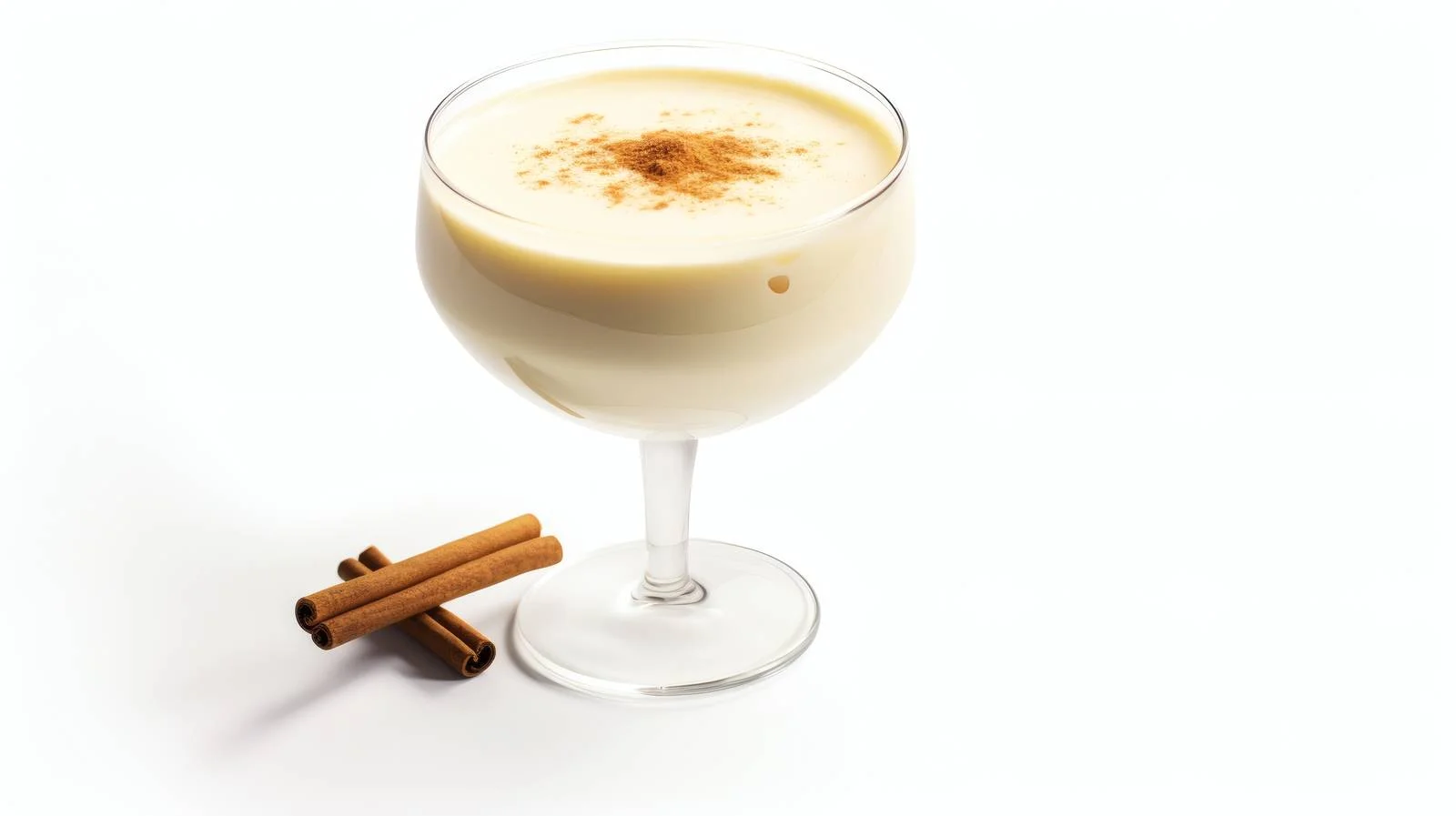Festive Eggnog Cocktail on White Background — free download from Dotvec