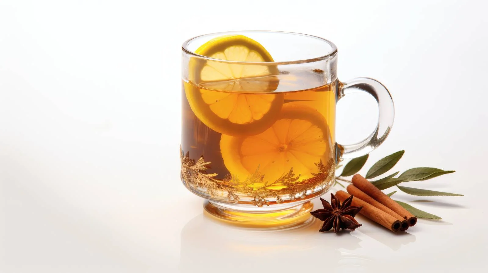 Festive Hot Toddy Drink on White — free download from Dotvec