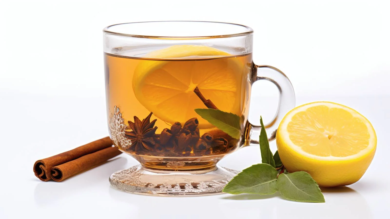 Festive Hot Toddy Drink on White — free download from Dotvec