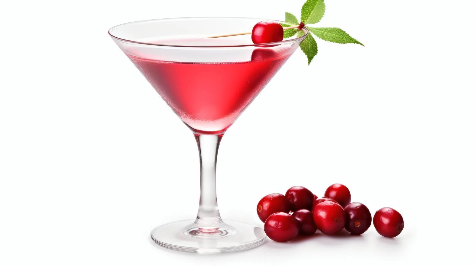 Festive Holiday Martini on White Background — free download from Dotvec