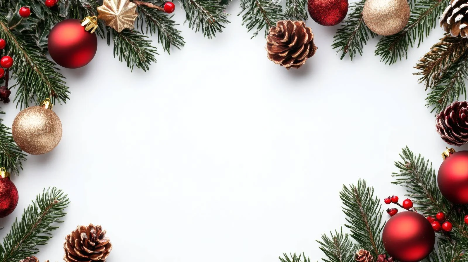Festive Christmas Isolated White Background Design — free download from Dotvec
