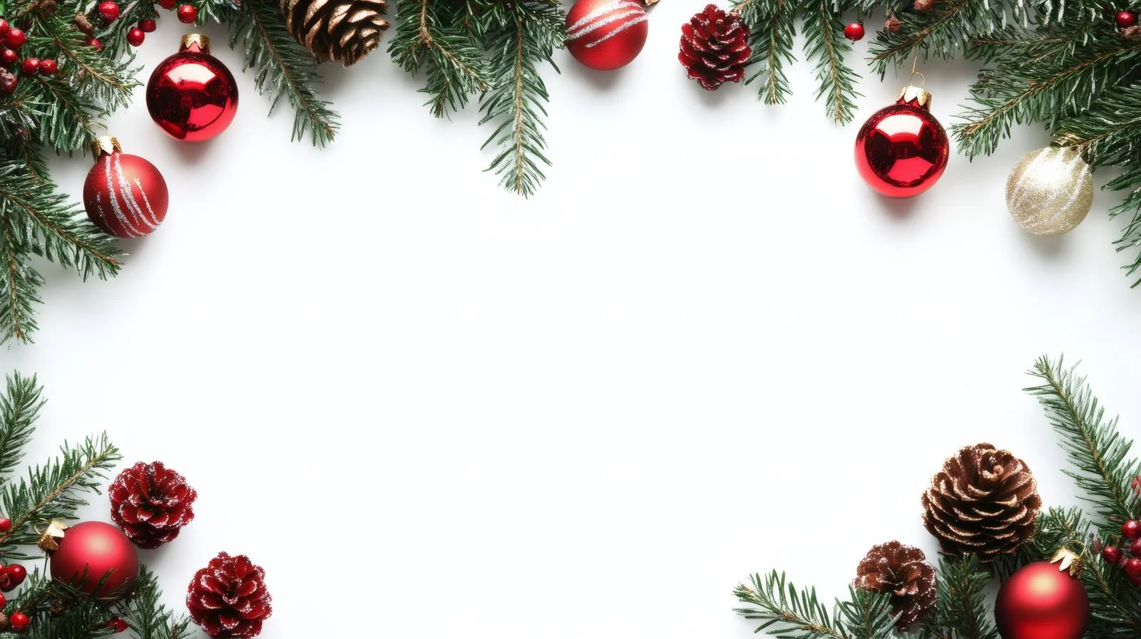 Festive Christmas Scene on White Background — free download from Dotvec