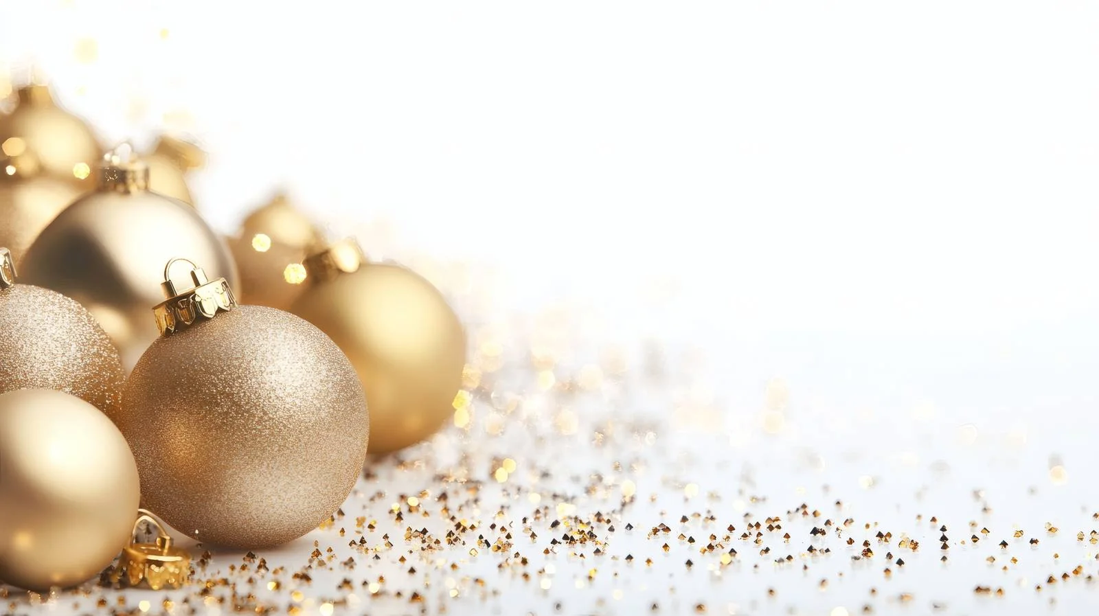 Elegant Christmas Decor with Golden Ornaments — free download from Dotvec