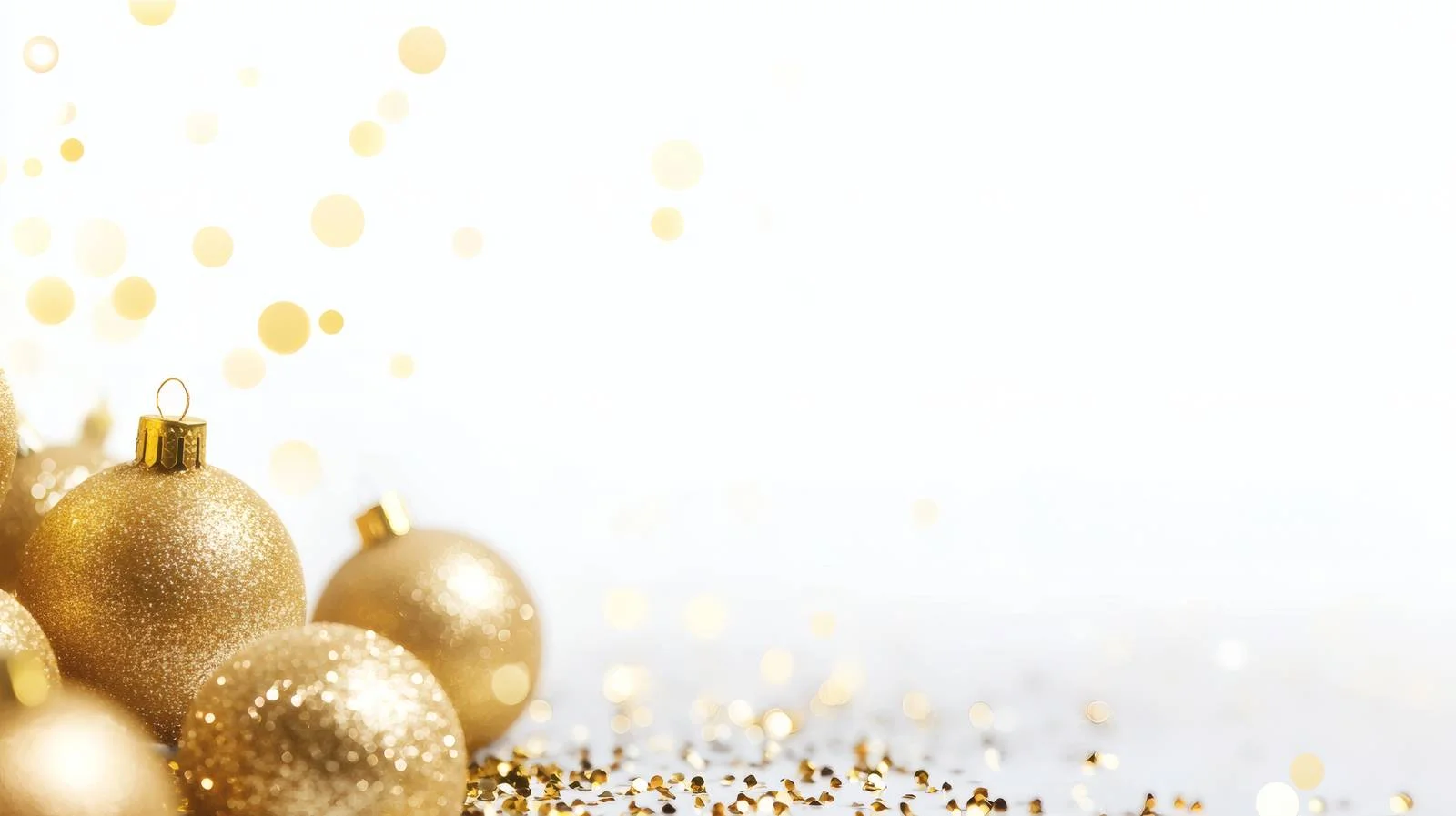 Elegant Christmas Decor with Golden Ornaments — free download from Dotvec