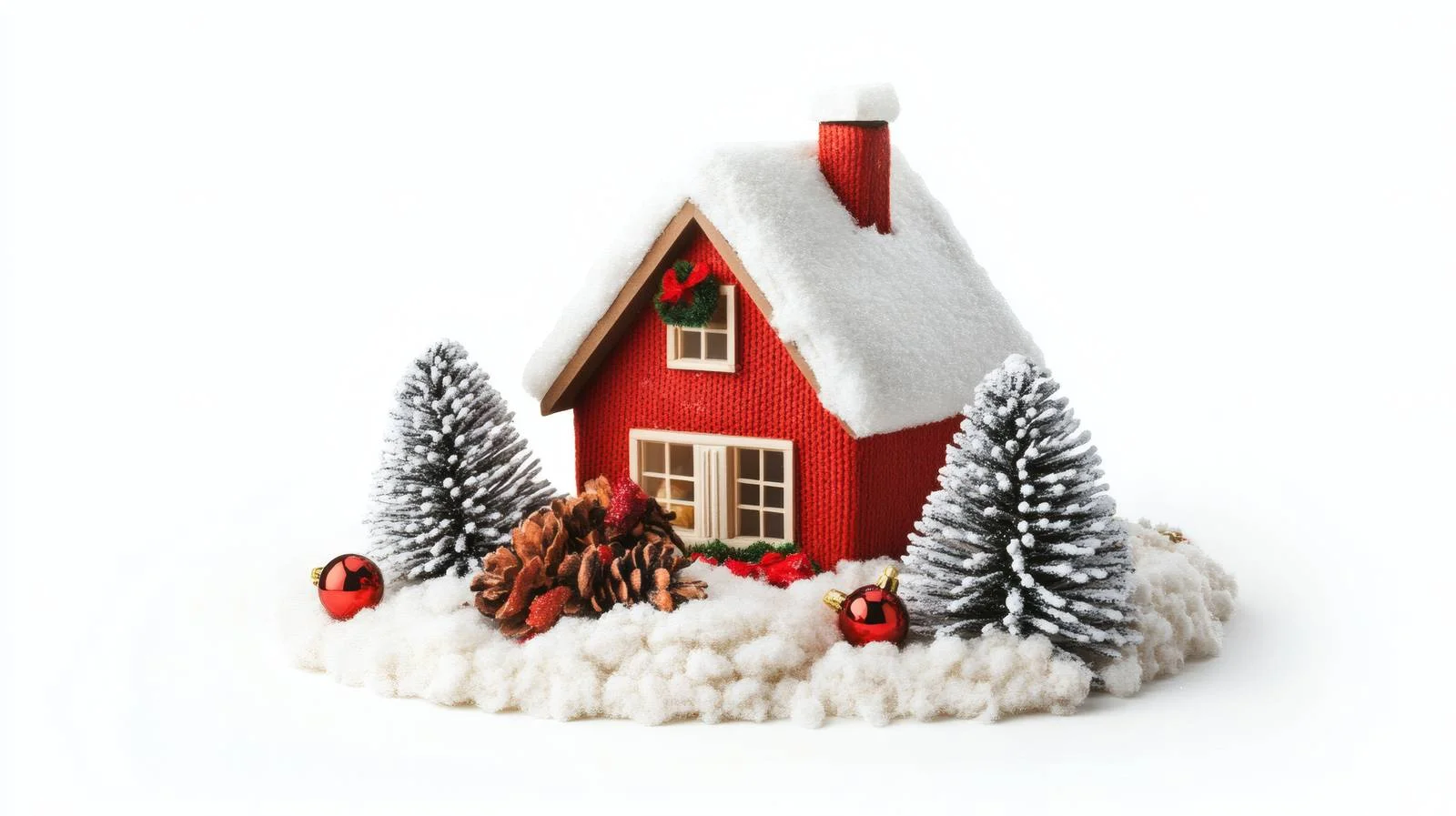 Festive Winter Home Decor Concept on White Background — free download from Dotvec