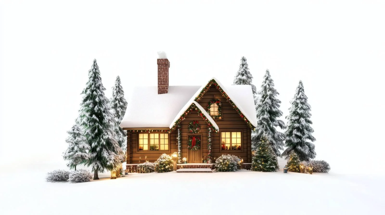 Festive Home Decor Idea on White Background — free download from Dotvec