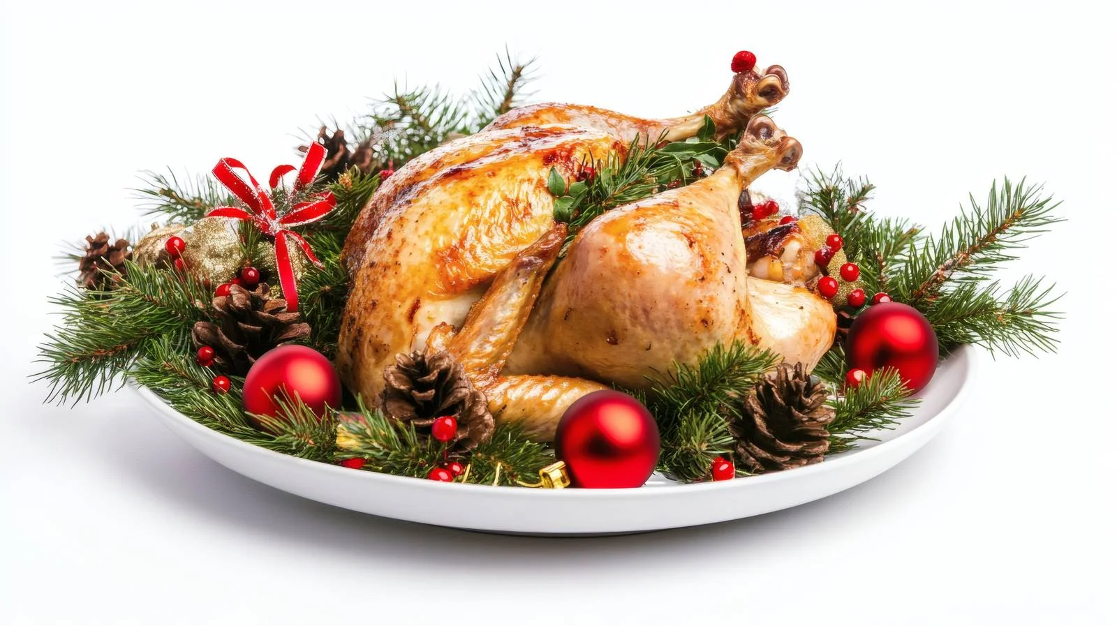 Festive Christmas Feast with Roasted Turkey — free download from Dotvec