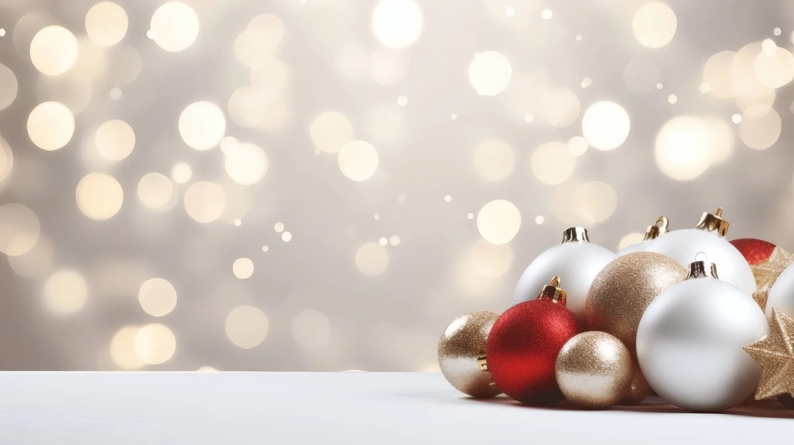 Elegant Christmas Product Display Bokeh — free download from Dotvec