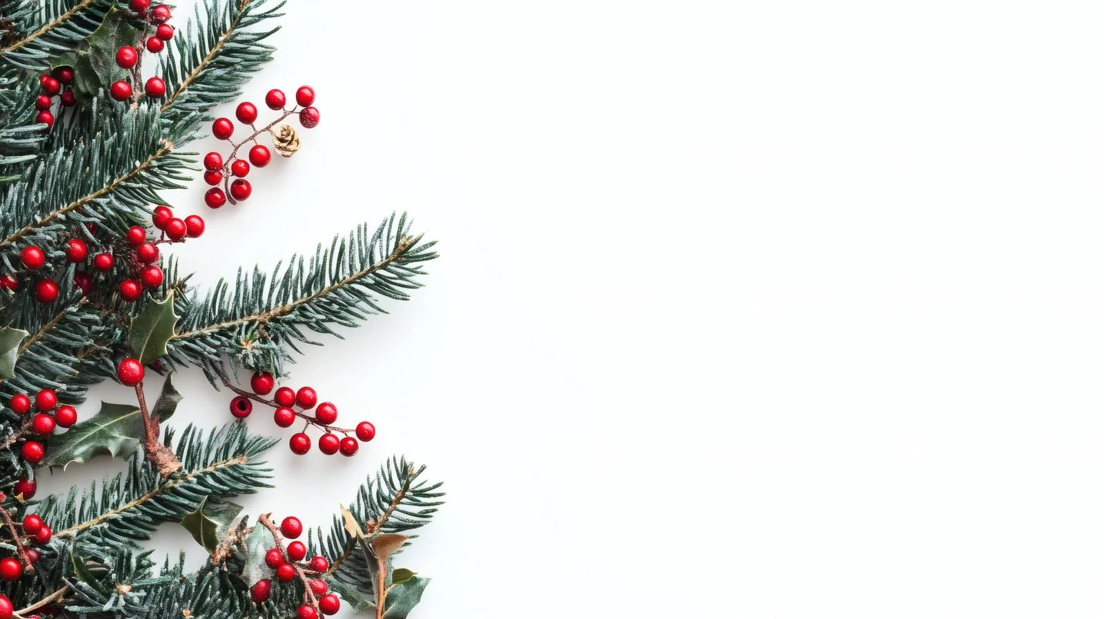 Festive Winter Scene on White Background — free download from Dotvec