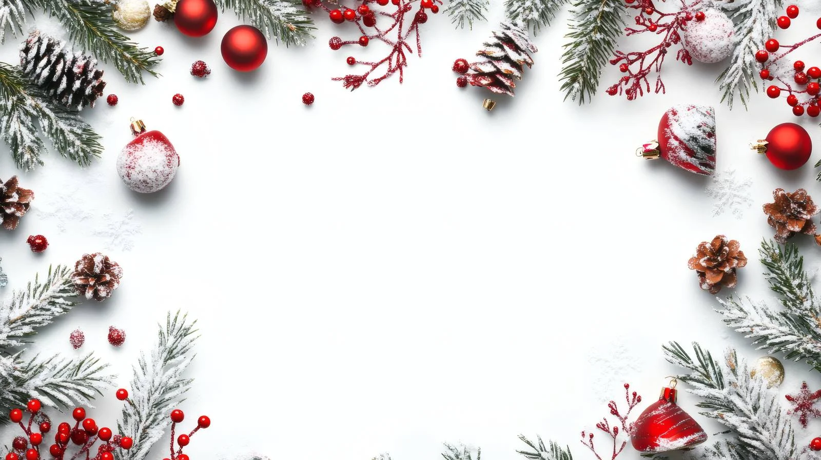 Elegant Winter Wonderland Christmas Layout — free download from Dotvec