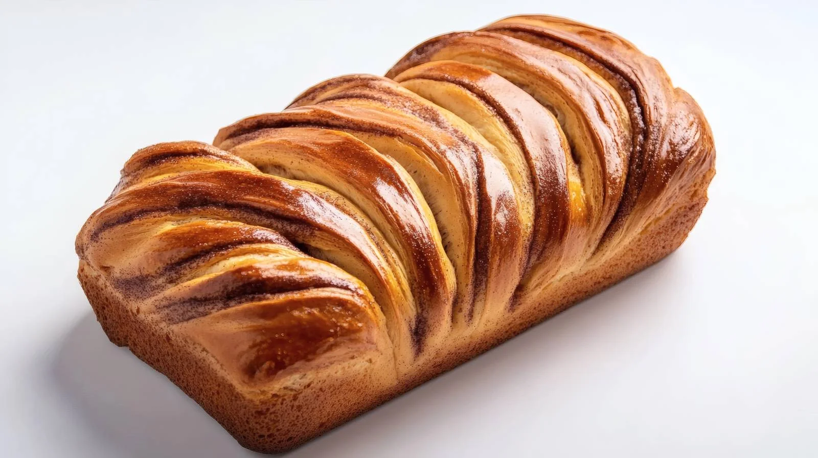 Cinnamon Babka Brioche Bread on White — free download from Dotvec