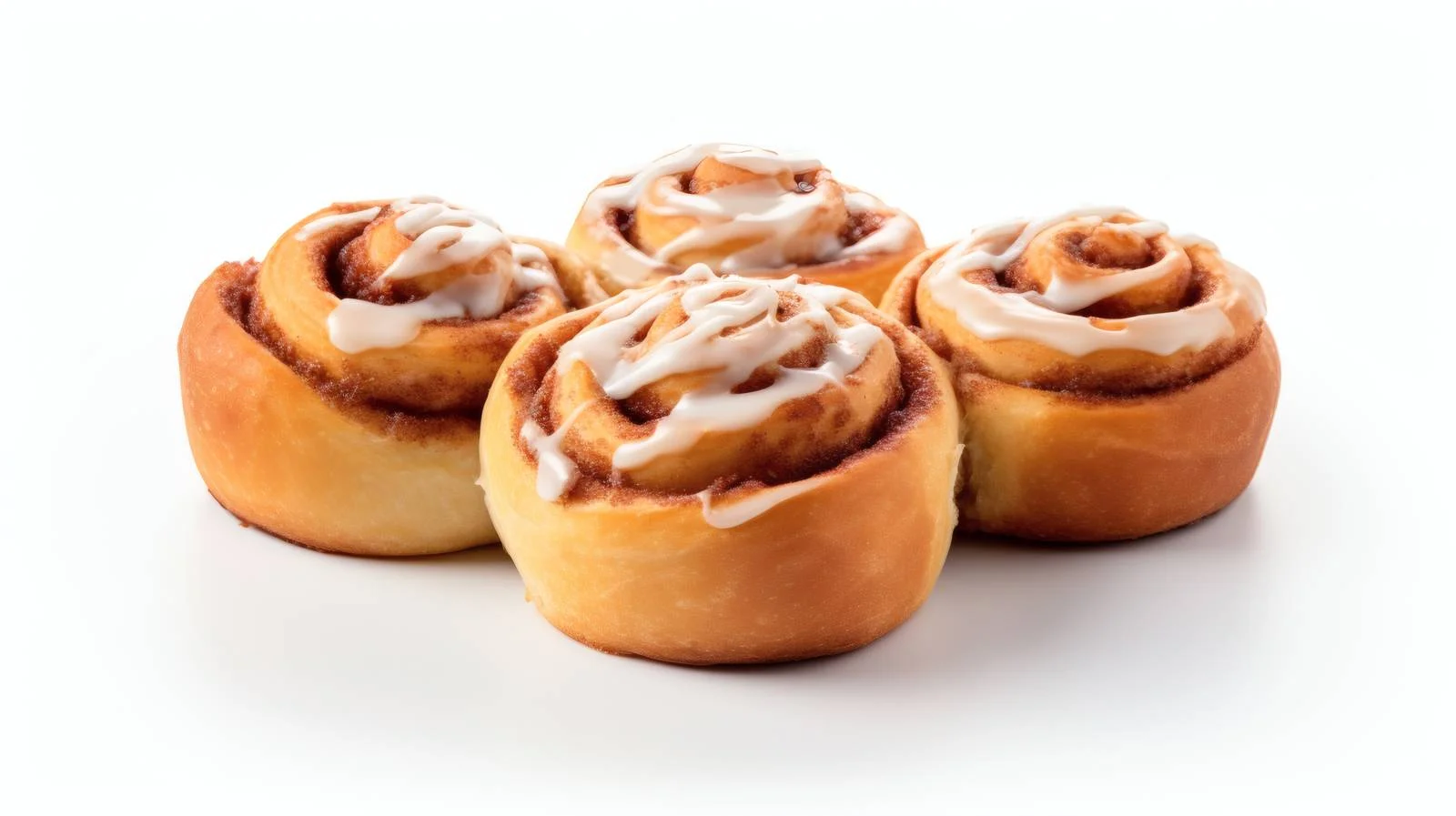 Delicious Cinnamon Rolls on White Background — free download from Dotvec