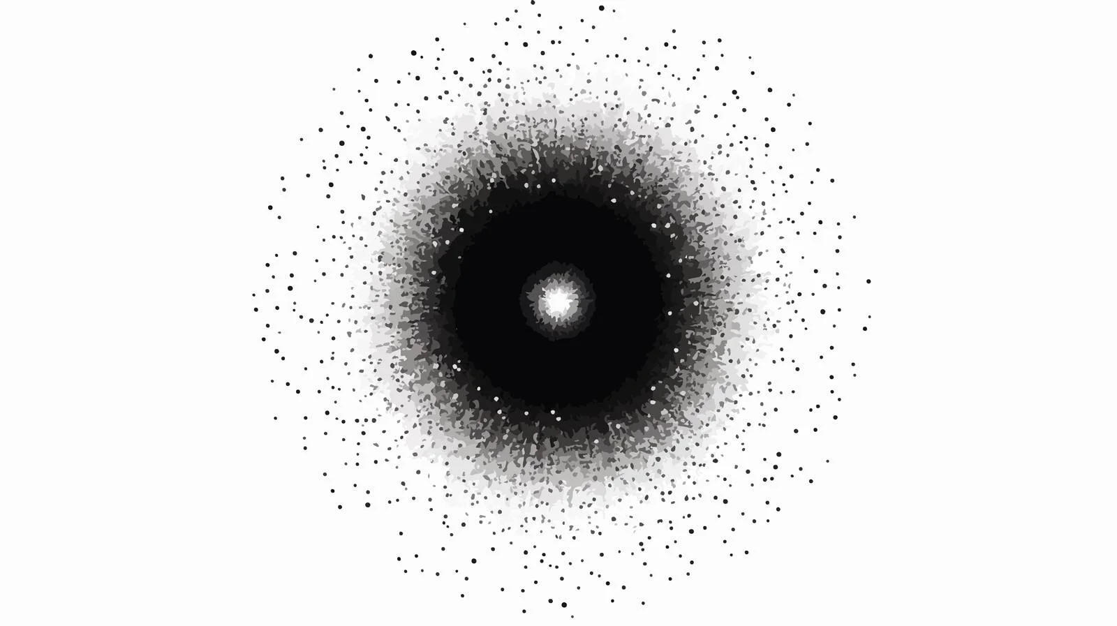 Circular Halftone Effect Illustration – free around image from Dotvec