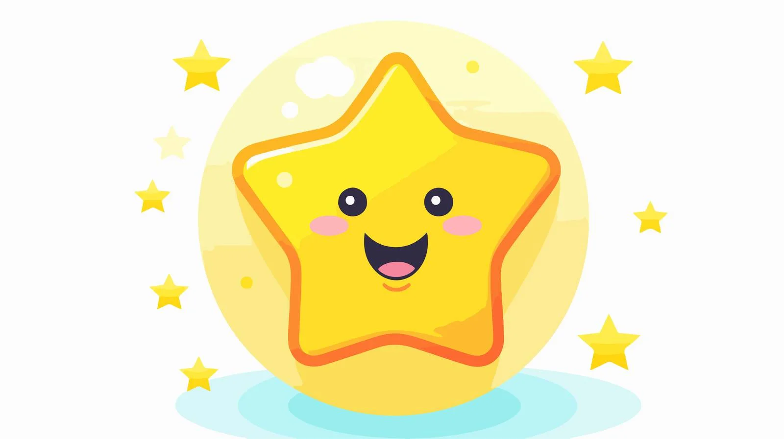 Circular Star Icon Vector Illustration — free download from Dotvec