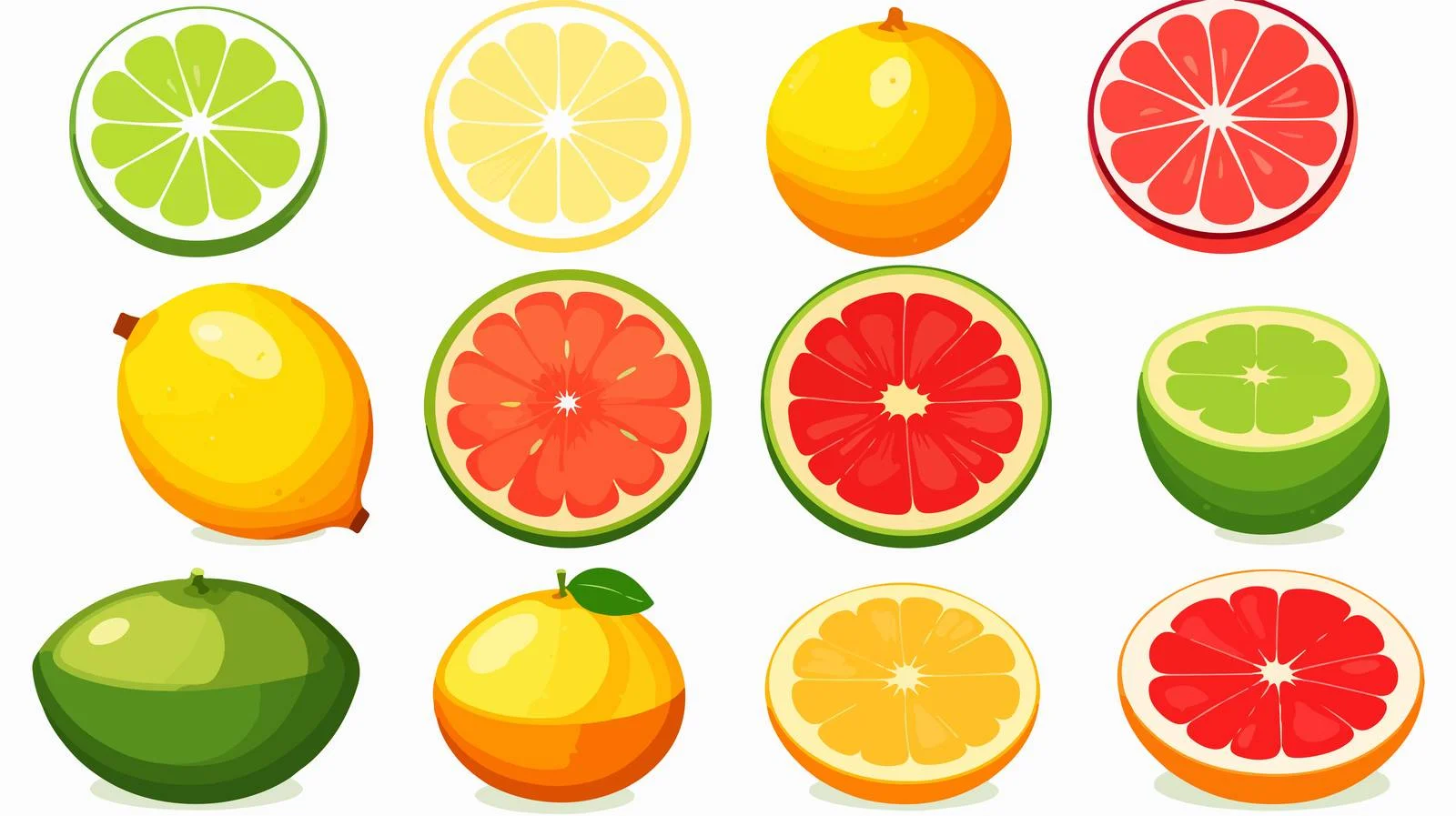 Vitamin C Citrus Fruits — free download from Dotvec
