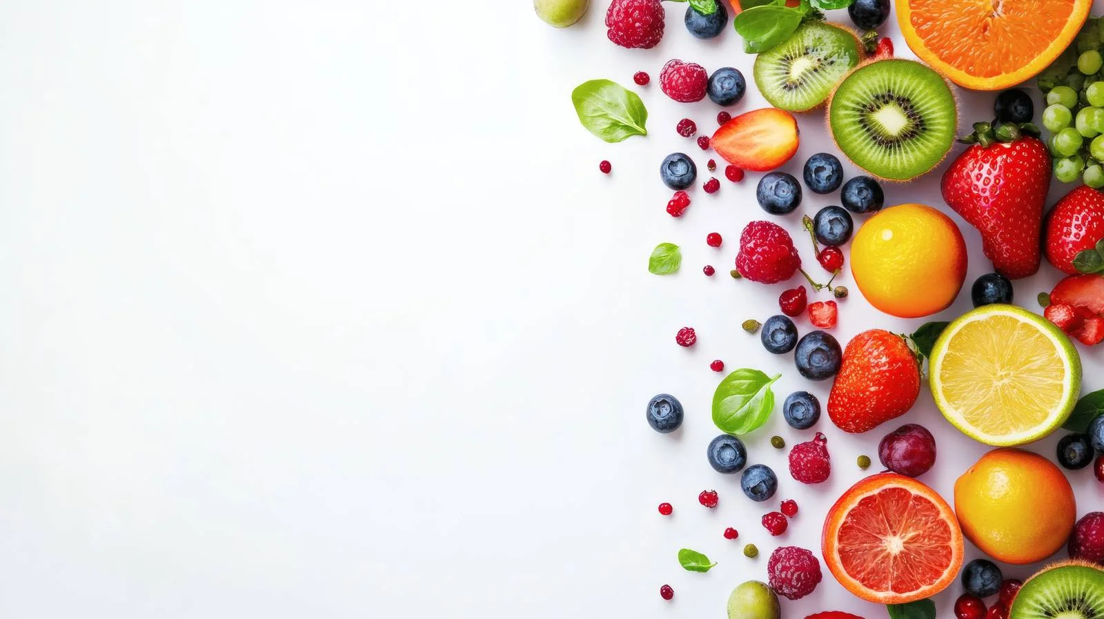 Nutritious eating concept on white background — free download from Dotvec