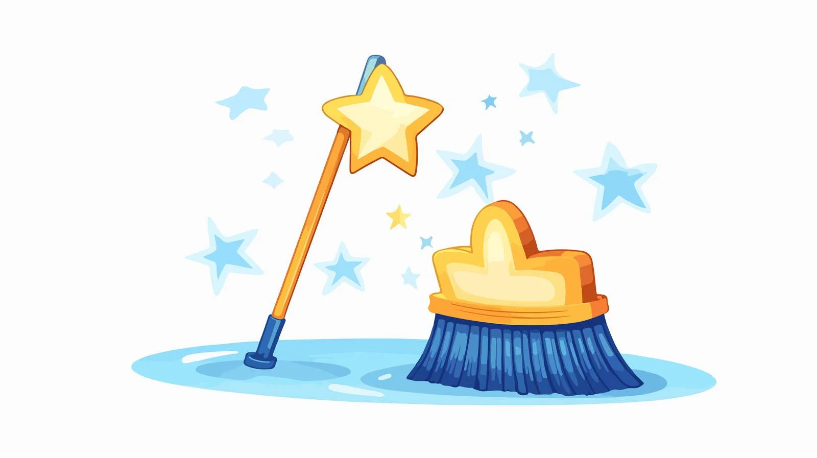 Sparkling Starlight Cleaning Icon — free download from Dotvec