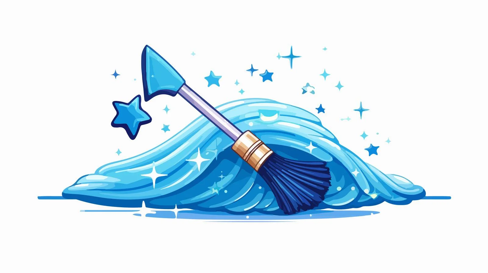 Sparkling Starlight Cleaning Icon — free download from Dotvec
