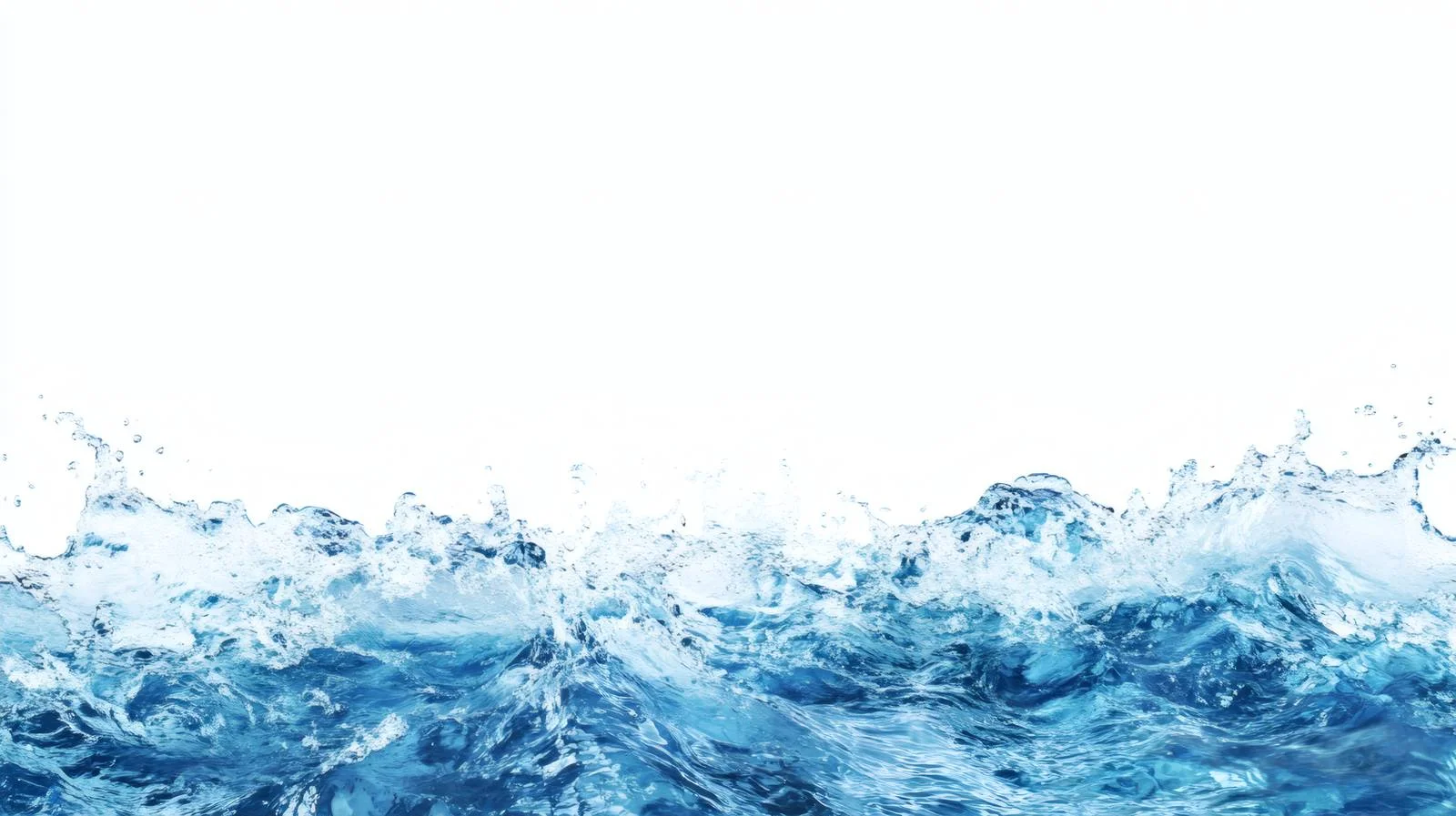Tranquil Blue Water Scene on White — free download from Dotvec